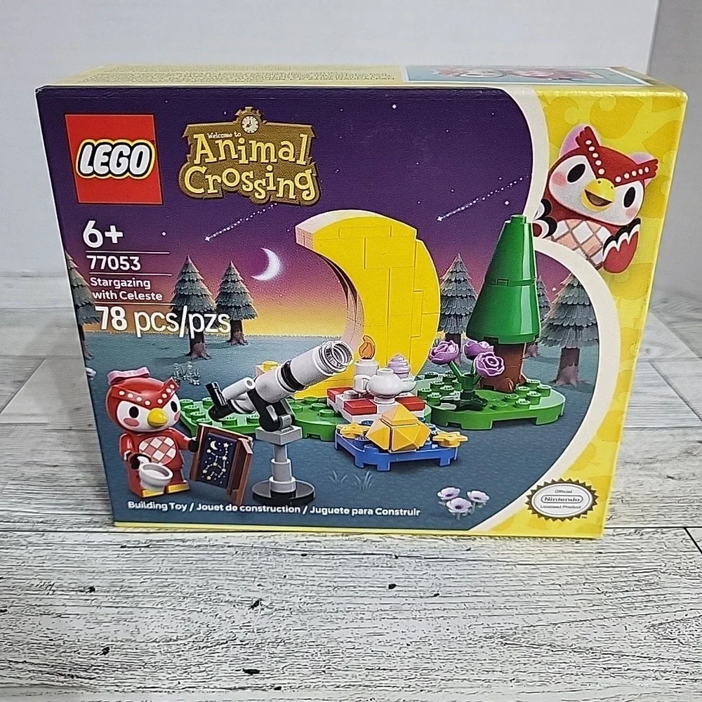 LEGO Animal Crossing Stargazing with Celeste Set 77053 NIB 78‎ Piece